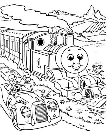 Kids-n-fun.de | 56 Ausmalbilder von Thomas die kleine Lokomotive
